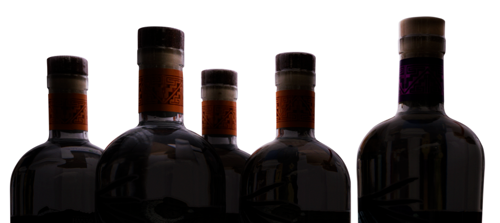 Destilado Andino Premium Hanaq Pacha Botellas cueva